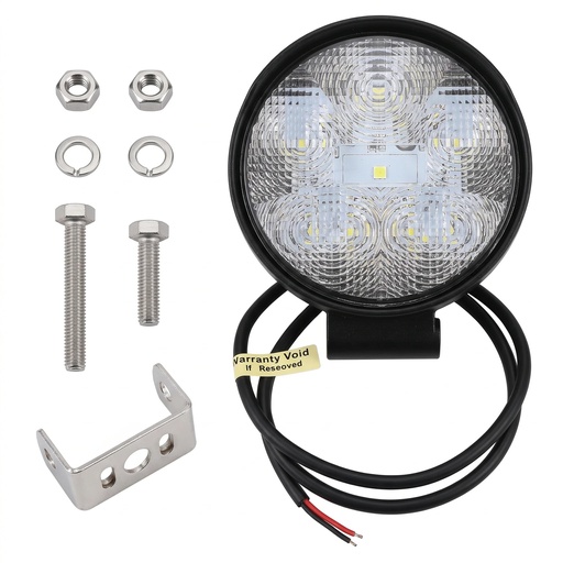 [TSA/SY6LCWLR-80] WORKLIGHT - LED - 650 LUMEN 12-80VDC - FLOOD - ROUND
